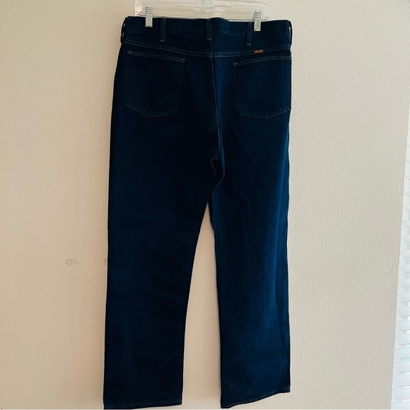 RUSTLER Men’s Blue Straight Legged Jeans Size 36 x 30 - Picture 2 of 6